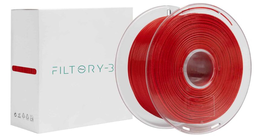 PLA Filamento Rojo Rubí